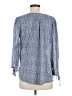 Fun2Fun 100% Polyester Blue 3/4 Sleeve Blouse Size M - photo 2