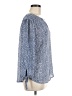 Fun2Fun 100% Polyester Blue 3/4 Sleeve Blouse Size M - photo 4