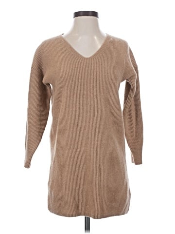 Madewell Relaxed V-Neck Sweater Dress (view 1)