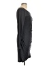 Leith Solid Gray Casual Dress Size L - photo 4