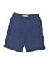 Mini Boden 100% Cotton Solid Blue Cargo Shorts Size 7 - photo 1