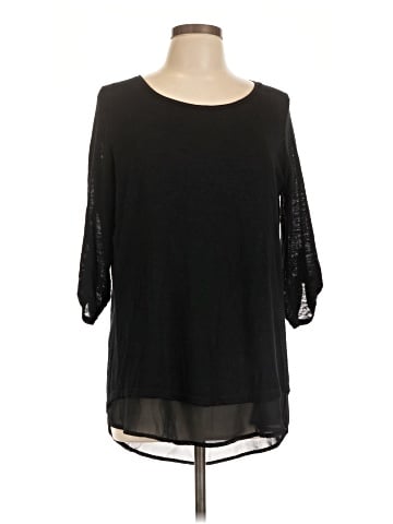 Olivia Moon 3/4 Sleeve Blouse (view 1)