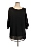 Olivia Moon Black 3/4 Sleeve Blouse Size LgEstimated - photo 1