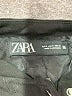 Zara Solid Black Coat Size S - photo 6
