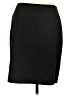 Halogen 100% Polyester Solid Black Casual Skirt Size 10 - photo 1
