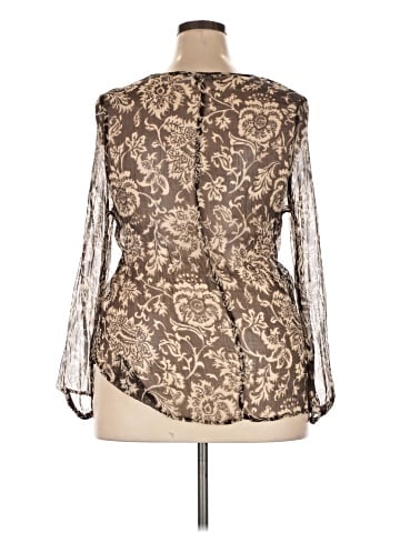 Karen Kane Long Sleeve Blouse (view 2)