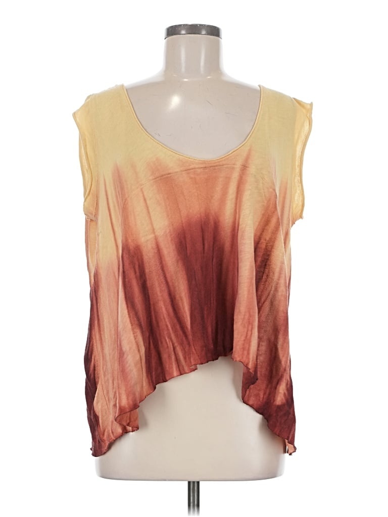 Pre-owned We The Free Sleeveless T-shirt In Brown