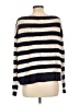 Caslon 100% Cotton Stripes Blue Pullover Sweater Size L - photo 2