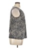 Tahari by ASL Silver Sleeveless Blouse Size XL - photo 4