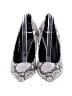 M. Gemi Animal Print Silver Heels Size EU 39 1/2 - photo 2