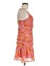ASTR The Label 100% Polyester Floral Orange Cocktail Dress Size M - photo 4