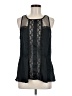 Hinge 100% Polyester Black Sleeveless Blouse Size M - photo 1