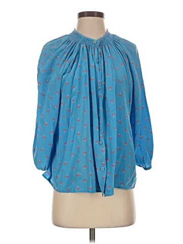 Tucker 3/4 Sleeve Silk Top (view 1)
