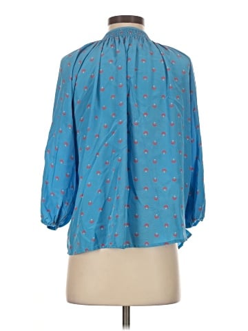 Tucker 3/4 Sleeve Silk Top (view 2)