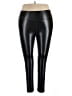 GINASY 100% Polyurethane Black Leggings Size 4X - photo 1