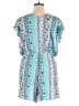 Terra & Sky Paisley Teal Romper Size 1X - photo 2