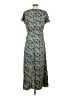 Cinq à Sept 100% Polyester Paisley Green Casual Dress Size 2 - photo 2