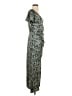 Cinq à Sept 100% Polyester Paisley Green Casual Dress Size 2 - photo 4