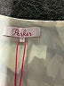 Parker 100% Polyester Blue Short Sleeve Blouse Size S - photo 7