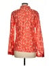 Tory Burch 100% Cotton Orange Long Sleeve Blouse Size 8 - photo 2