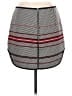 Rag & Bone Stripes Black Gray Casual Skirt Size 10 - photo 2