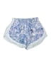 Nike 100% Polyester Paisley Blue Shorts Size XS - photo 1