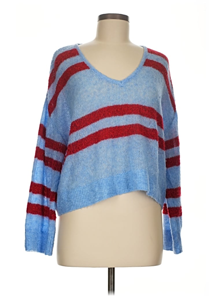 Pre-owned Lna Pullover Sweater In Blue