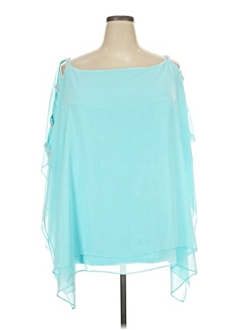 JM Collection Sleeveless Blouse (view 1)