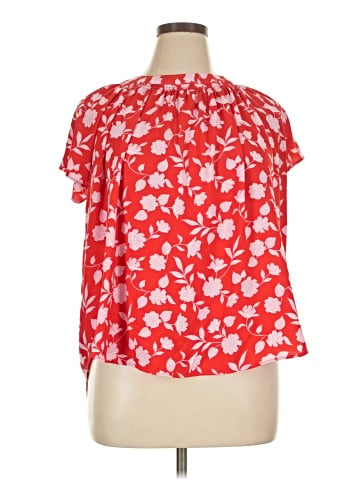 LC Lauren Conrad Short Sleeve Blouse (view 1)