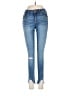 BKE Hearts Blue Jeans Size 27 waist - photo 1