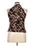 Worthington Brown Sleeveless Blouse Size 14 - photo 2