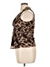 Worthington Brown Sleeveless Blouse Size 14 - photo 5