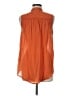Quiksilver Orange Sleeveless Button-Down Shirt Size M - photo 2
