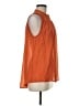 Quiksilver Orange Sleeveless Button-Down Shirt Size M - photo 4
