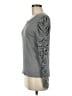 Veronica Beard Jeans Gray Long Sleeve Top Size M - photo 5