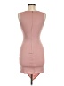 Blanc Solid Pink Cocktail Dress Size M - photo 2