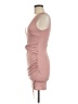 Blanc Solid Pink Cocktail Dress Size M - photo 5