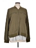 Mystree Solid Green Jacket Size L - photo 1