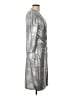 Anne Klein Metallic Silver Cocktail Dress Size 10 - photo 4