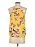 Papermoon 100% Polyester Yellow Sleeveless Blouse Size S - photo 2