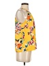 Papermoon 100% Polyester Yellow Sleeveless Blouse Size S - photo 4