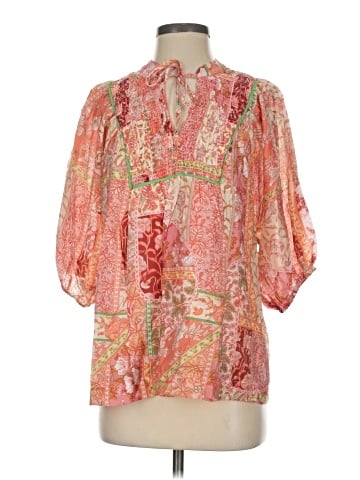Umgee 3/4 Sleeve Blouse (view 1)