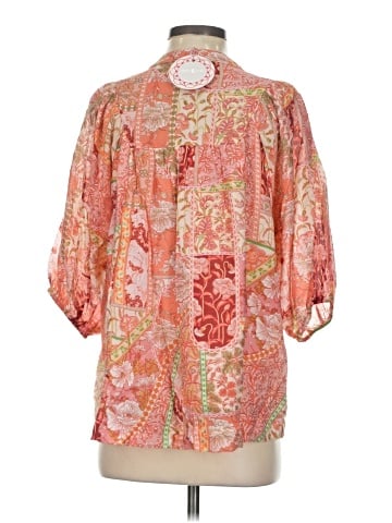 Umgee 3/4 Sleeve Blouse (view 2)