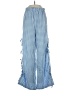 Unbranded Checkered-gingham Blue Casual Pants Size S - photo 1