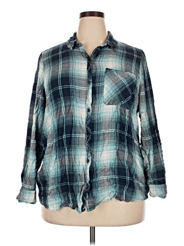 Terra & Sky Long Sleeve Button-Down Shirt (view 1)