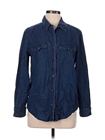 Forever 21 Long Sleeve Button-Down Shirt (view 1)