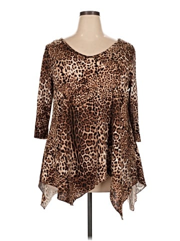 Living Doll 3/4 Sleeve Blouse (view 1)