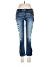 BKE Hearts Blue Jeans Size 27 waist - photo 1