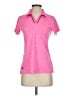 Adidas 100% Polyester Pink Short Sleeve Polo Size S - photo 1