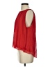 Alice + Olivia Red Sleeveless Blouse Size S - photo 5
